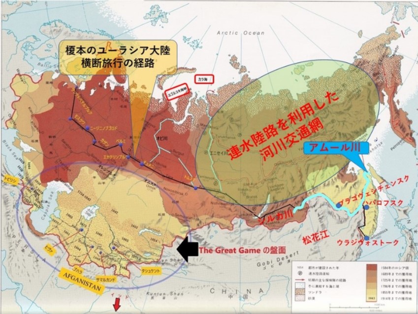 アムール 川 地図